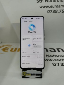 Telefon mobil HONOR Magic 8 Lite, Dual SIM, 8GB RAM, 256GB, Midnight Black - 2
