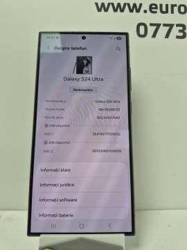 Telefon mobil Samsung Galaxy S24 Ultra, Dual SIM, 12GB RAM, 256GB, 5G, Titanium Black - 3