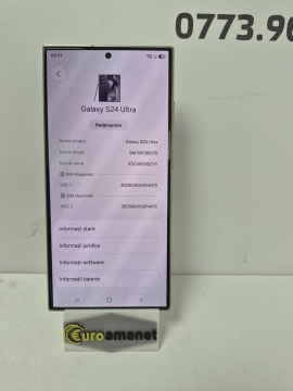 Telefon mobil Samsung Galaxy S24 Ultra, Dual SIM, 12GB RAM, 256GB, 5G, Titanium Black - 3