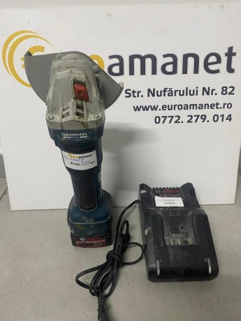 Polizor unghiular, pe acumulator, 18 V, Bosch Professional GWS 180-li