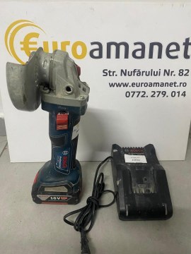 Polizor unghiular, pe acumulator, 18 V, Bosch Professional GWS 180-li - 2