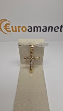 Pandantiv cruce aur 14 k