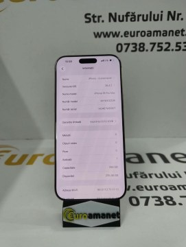 Telefon mobil Apple iPhone 16 Pro Max, 256GB, 5G, Desert Titanium - 2