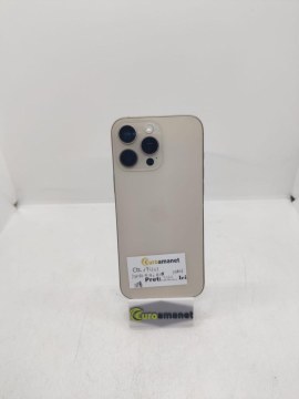 Telefon mobil Apple iPhone 16 Pro Max, 256GB, 5G, Desert Titanium, 91% Baterie