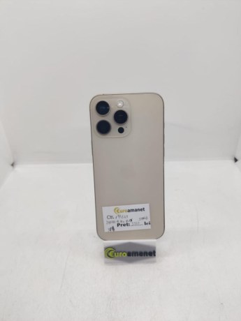 Telefon mobil Apple iPhone 16 Pro Max, 256GB, 5G, Desert Titanium, 91% Baterie
