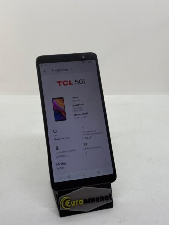 Telefon mobil TCL 501, 2GB RAM, 32GB, 4G, Prime Black