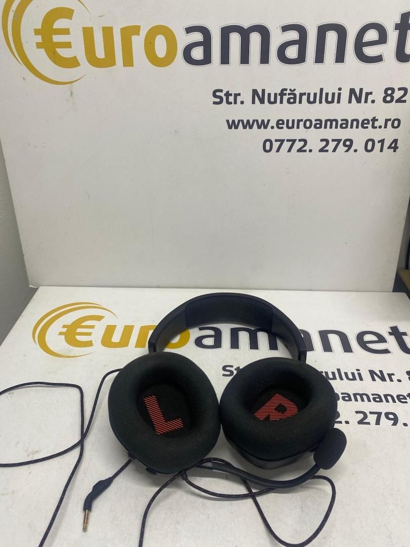 Casti gaming JBL Quantum 100M2, cu fir, microfon detasabil