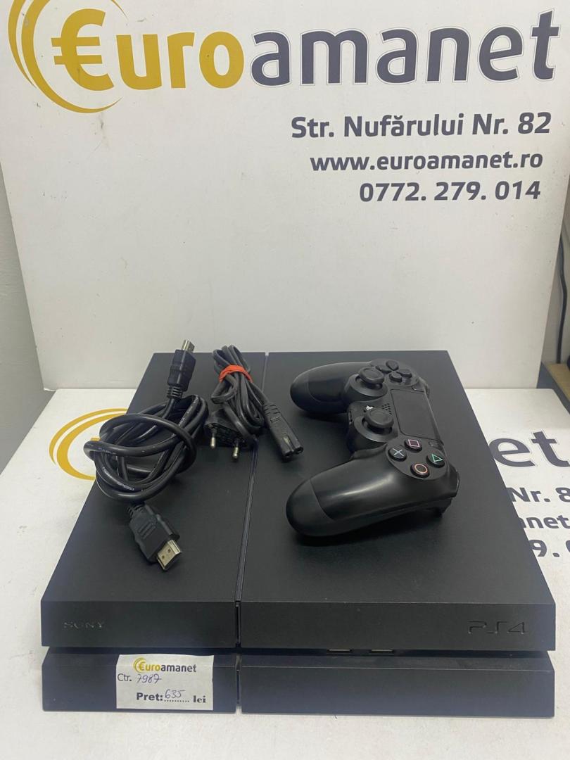 Consola Sony Playstation 4 Slim (PS4), 500 GB, Neagra