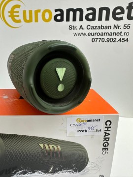 Boxa portabila JBL Charge 5, Bluetooth, Pro Sound, IP67, PartyBoost, Powerbank, Verde - 3