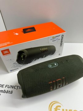 Boxa portabila JBL Charge 5, Bluetooth, Pro Sound, IP67, PartyBoost, Powerbank, Verde - 4