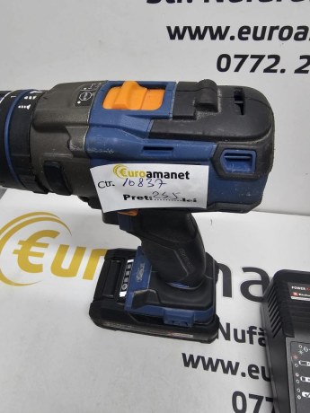 Masina de gaurit cu percutie pe acumulator Dexter 18 V