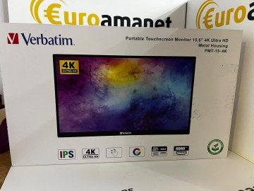 Monitor portabil Verbatim Touchscreen PMT-15-4K - 4