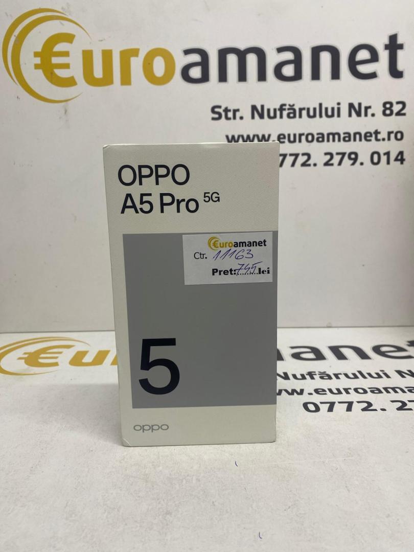 Telefon mobil OPPO A5 Pro, Dual SIM, 8GB RAM, 256GB, 5G