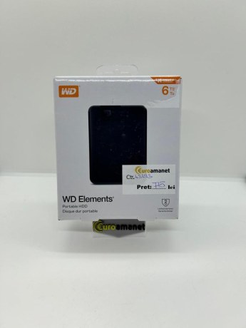 HDD extern WD Elements Desktop, 6TB