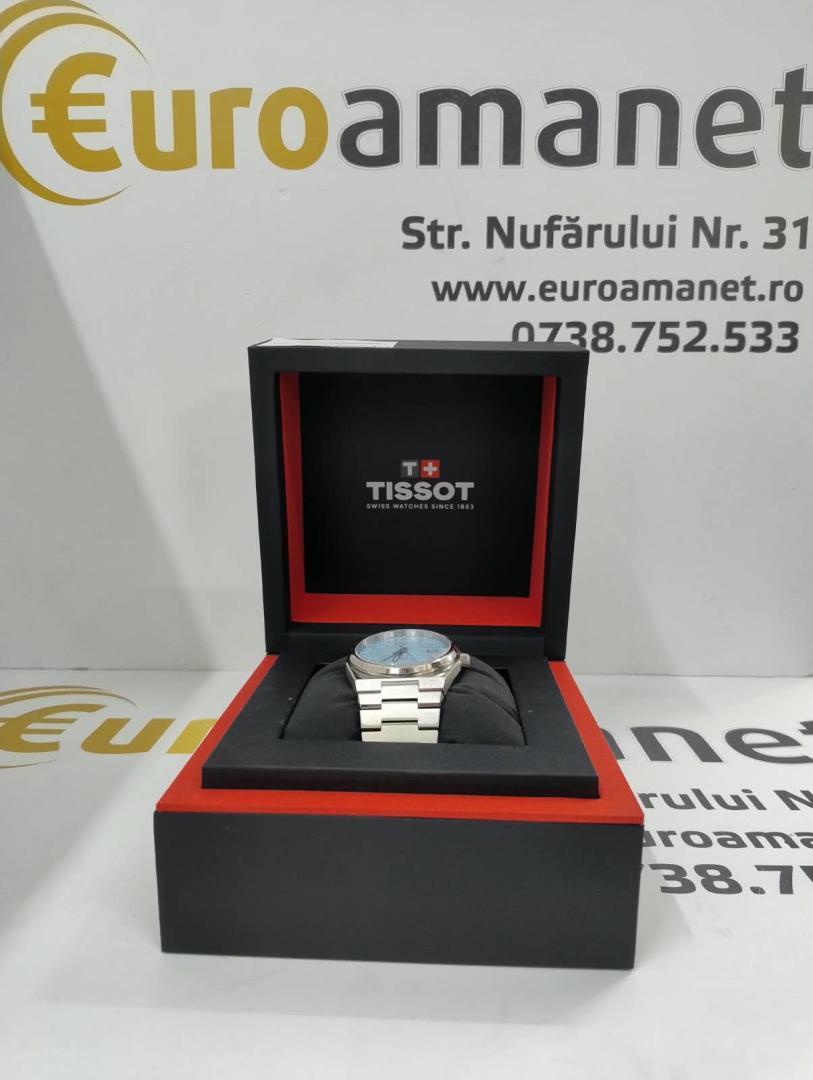 Ceas barbati Tissot PRX Powermatic 80, Otel inoxidabil, Argintiu