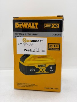 Acumulator DeWalt 6Ah Model DCB206 18V/20V compatibil XR Li-Ion - 1