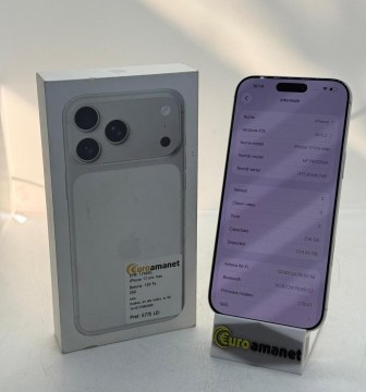 Telefon mobil Apple iPhone 17 Pro Max, 256GB, 5G, Silver, Bat 100% - 2