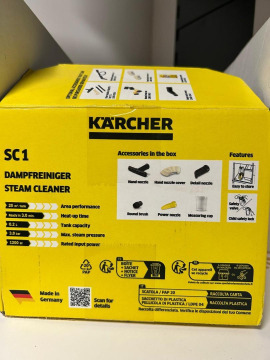 Aparat de curatat cu abur KARCHER SC 1 15164000, 0.2l, 1200W - 4