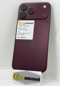 Telefon mobil Apple iPhone 18 Pro Max, 256GB, 5G, Burgundy