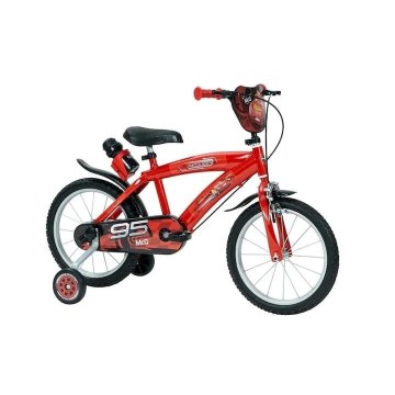Bicicleta copii Disney, Huffy, Otel, Rosu, 16 inch - 1