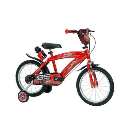 Bicicleta copii Disney, Huffy, Otel, Rosu, 16 inch
