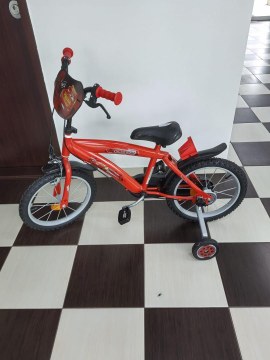 Bicicleta copii Disney, Huffy, Otel, Rosu, 16 inch - 2