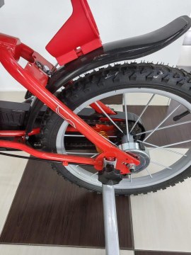 Bicicleta copii Disney, Huffy, Otel, Rosu, 16 inch - 3