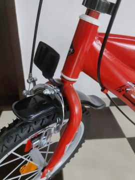 Bicicleta copii Disney, Huffy, Otel, Rosu, 16 inch - 4