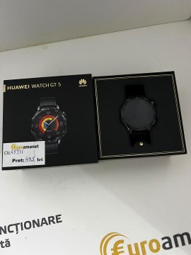Smartwatch Huawei Watch GT 5, 46MM, Deep Tarnish Stainless Steel Case - 3