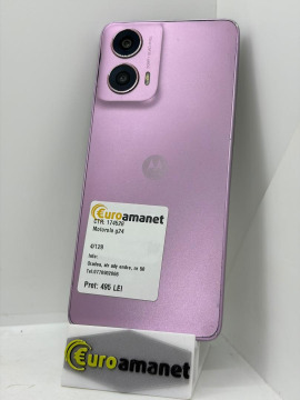 Telefon mobil Motorola Moto g24, Dual SIM, 4GB RAM, 128GB, Pink Lavender
