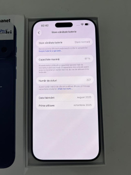Telefon mobil Apple iPhone 17 Pro Max, 512GB, 5G, Deep Blue - 5