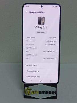 Telefon mobil Samsung Galaxy S24, Dual SIM, 8GB RAM, 256GB, 5G, Onyx Black - 3