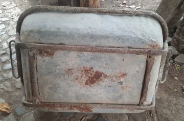 Covata cuva metalica pentru mortat 100 x 70 x 30 cm. - 3