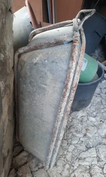Covata cuva metalica pentru mortat 100 x 70 x 30 cm. - 5