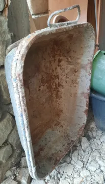 Covata cuva metalica pentru mortat 100 x 70 x 30 cm. - 6