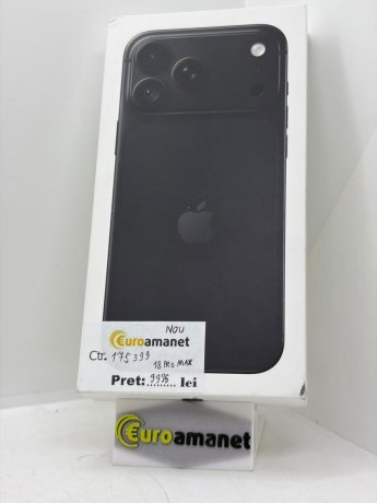 Telefon mobil Apple iPhone 18 Pro Max, 256GB, 5G, Black