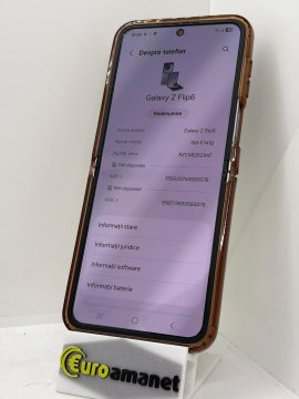 Telefon mobil Samsung Galaxy Z Flip6, 12GB RAM, 512GB, 5G, Silver Shadow - 5