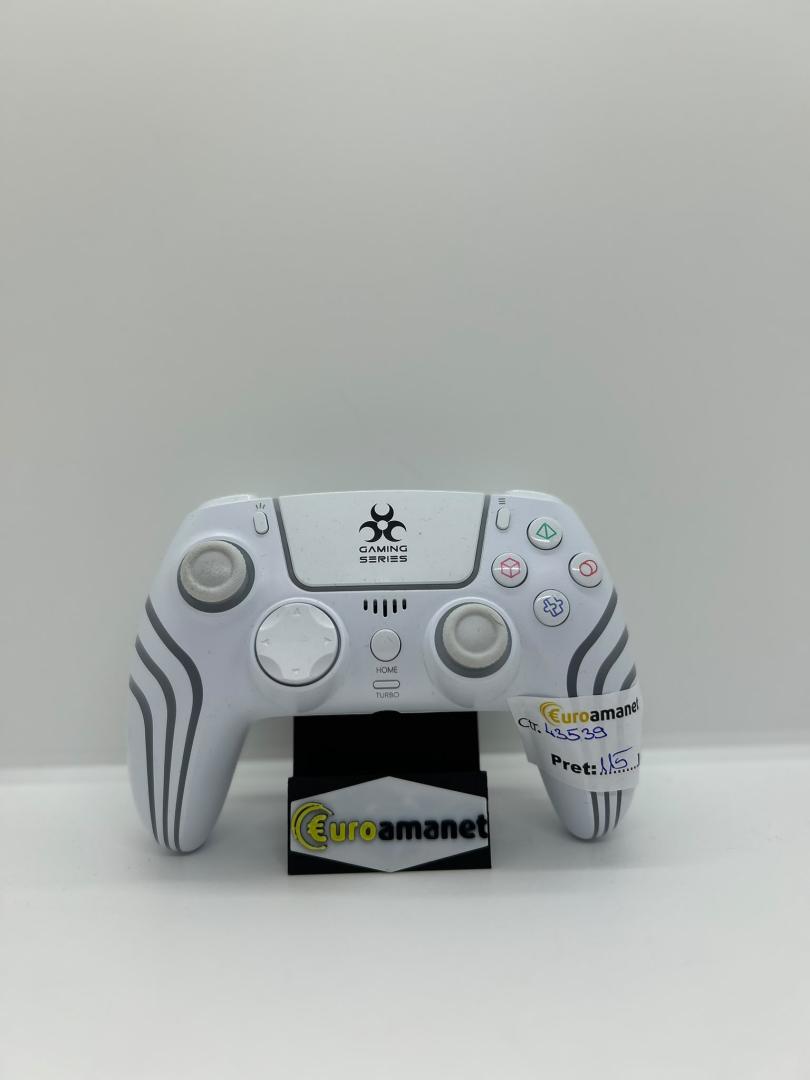 Gamepad Wireless MYRIA MG7434, PC, PS4, alb