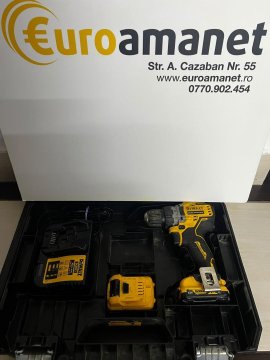 Masina compacta de insurubat DeWalt DCD701, 2 acumulatori, incarcator - 1