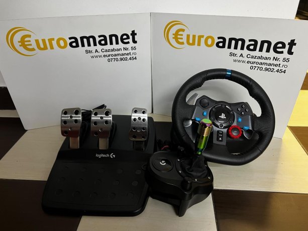 Volan Logitech Driving Force G29 +Schimbator de viteze Logitech Driving Force