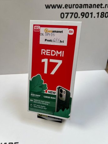 Telefon mobil Xiaomi Redmi 17, 4GB RAM, 128GB