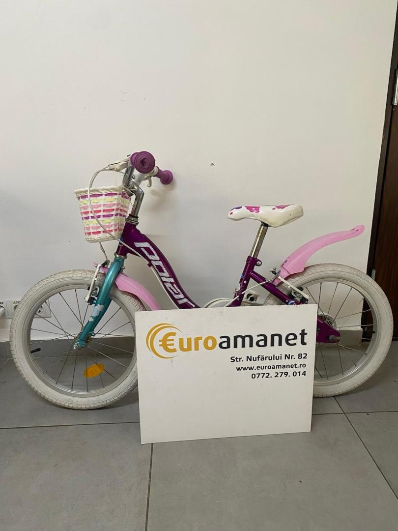 Bicicleta copii, 5-7 ani, City, Polar Icecream, 18 inch
