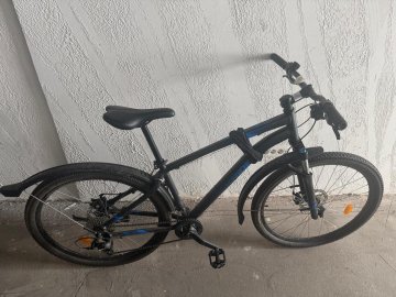 ROCKRIDER  Bicicletă de Munte Touring 27,5" ST 120 - Negru/Albastru