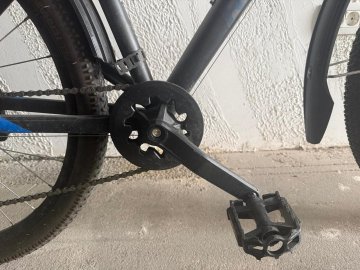 ROCKRIDER  Bicicletă de Munte Touring 27,5" ST 120 - Negru/Albastru - 4