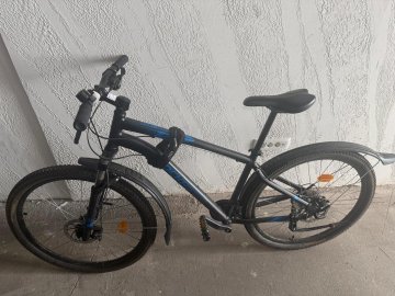 ROCKRIDER  Bicicletă de Munte Touring 27,5" ST 120 - Negru/Albastru - 6