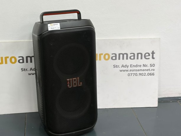 Sistem audio portabil JBL Partybox Club 120, 160W RMS, Baterie detasabila, IPX4, Auracast, AI Sound Boost, Negru