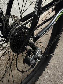 Bicicleta mountainbike Omega Thomas, roata 29", 21 viteze, schimbator Shimano, frana disc mecanica, Negru - 2