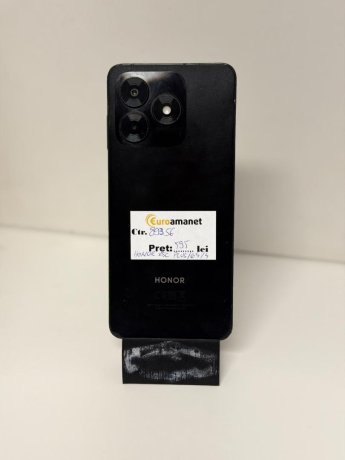Telefon mobil Honor X5c Plus, Dual SIM, 4G, 6.74 inch, 4GB RAM, 64GB, 5260mAh, Negru