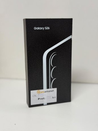 Telefon mobil Samsung Galaxy S26, Dual SIM, 12GB RAM, 256GB, 5G, Black