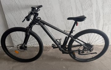 Bicicletă MTB drumeție semi-rigidă 29" cadru aluminiu EXPL 100 Gri - 1